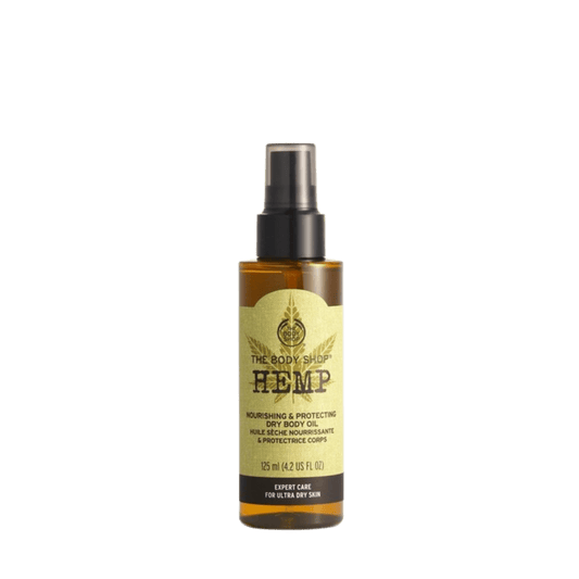 The Body Shop Hemp Nourishing And Protecting Dry Body Oil (125ml) SkinStash