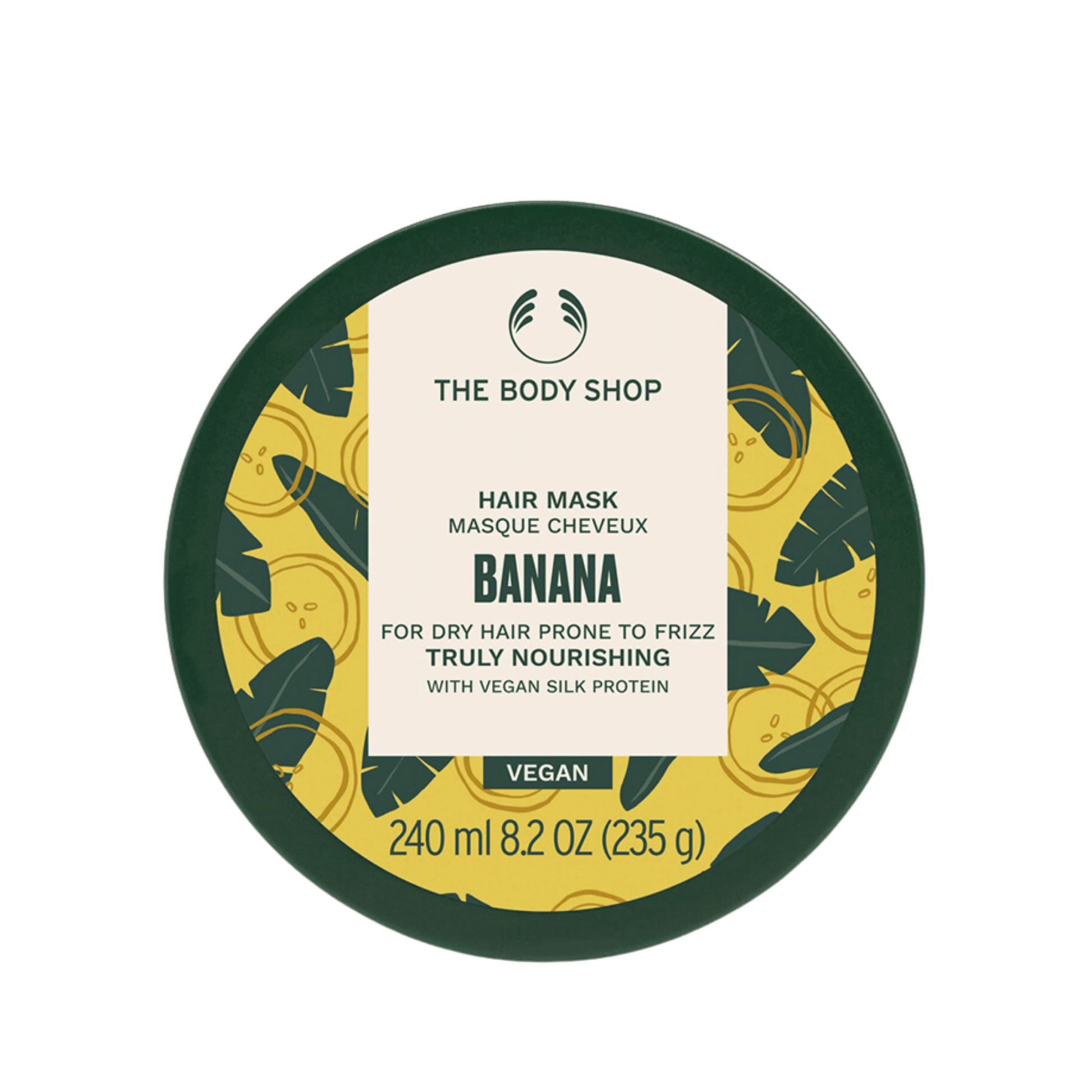 The Body Shop Banana Truly Nourishing Hair Mask (240ml) SkinStash
