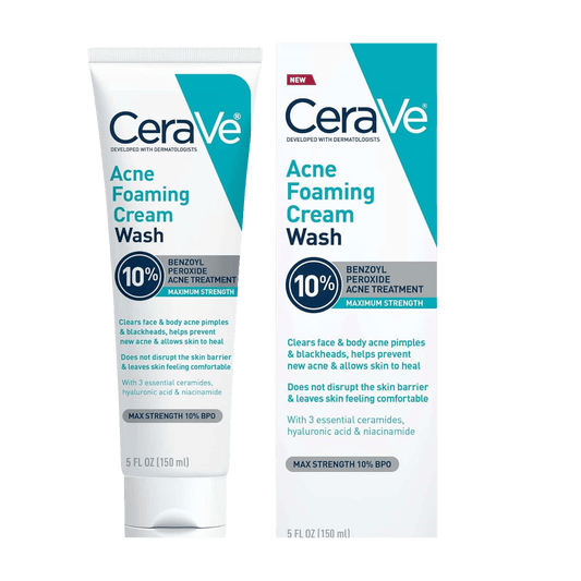 CeraVe Acne Foaming Cream Wash 10% SkinStash