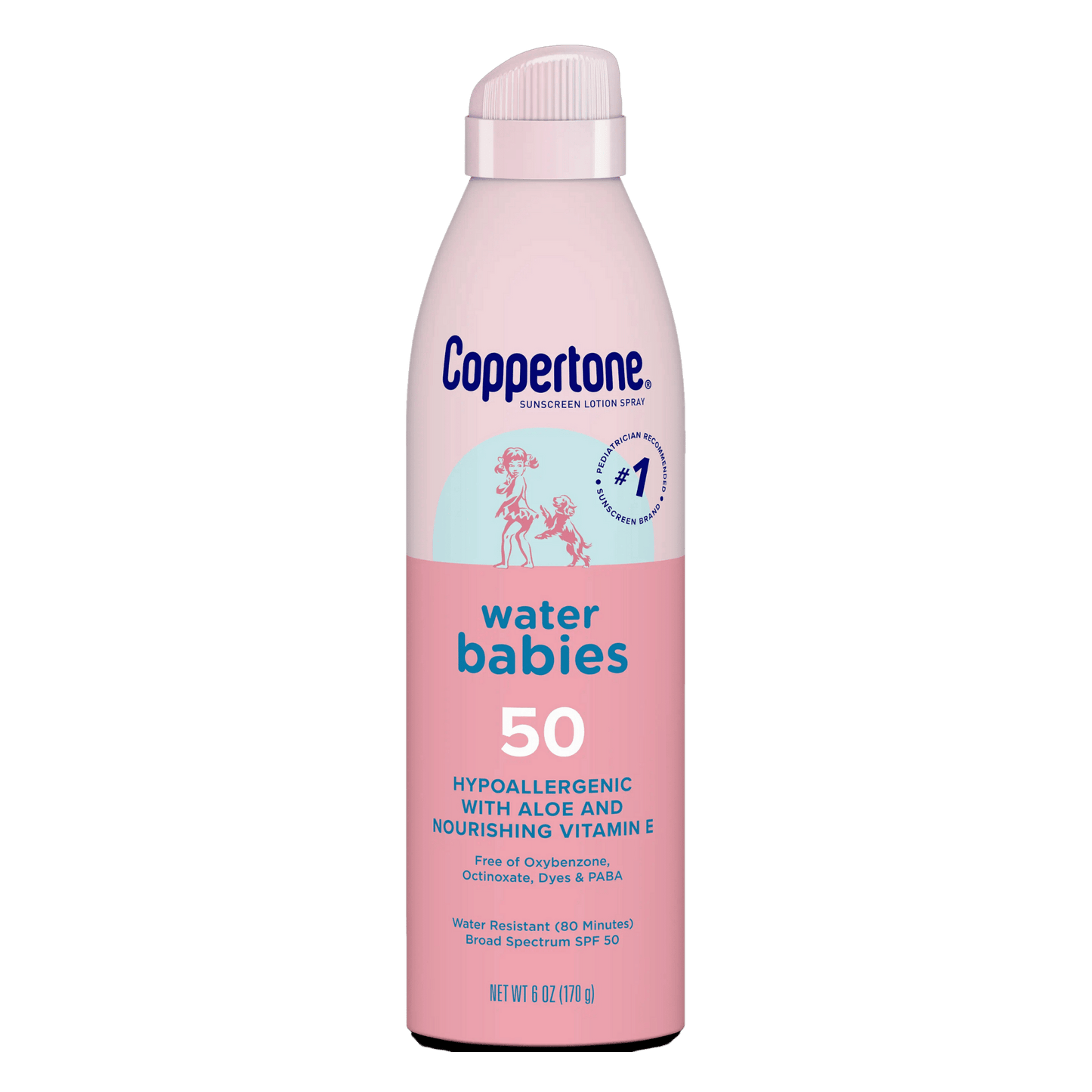 Coppertone Water Babies 50 SPF Sunscreen Lotion Spray SkinStash