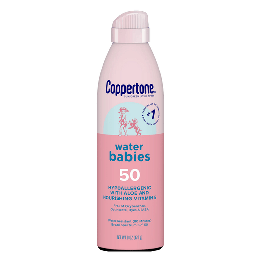 Coppertone Water Babies 50 SPF Sunscreen Lotion Spray SkinStash