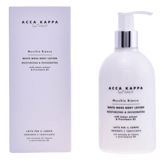 Acca Kappa Muschio Bianco White Moss Body Lotion Moisturizing & Invigorating (300ml) - wellkart