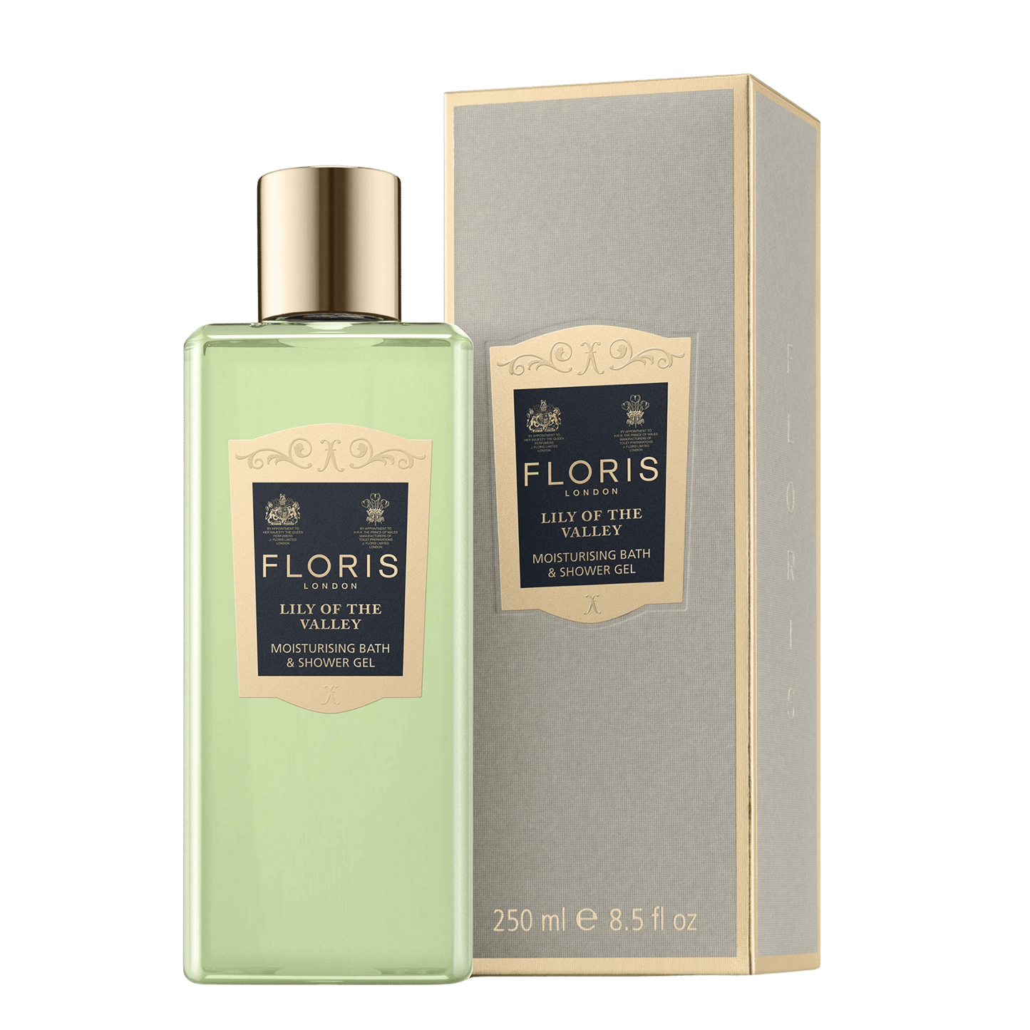Floris Lily Of The Valley - Moisturising Bath and Shower Gel (250ml) SkinStash