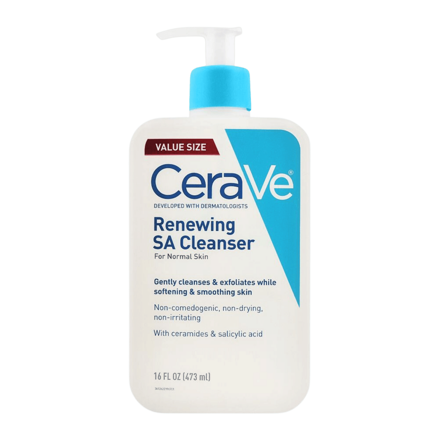 CeraVe Renewing SA Cleanser (473ml) SkinStash