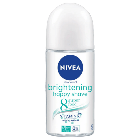 Nivea Brightening Happy Shave Deodorant Roll on (50ml) SkinStash