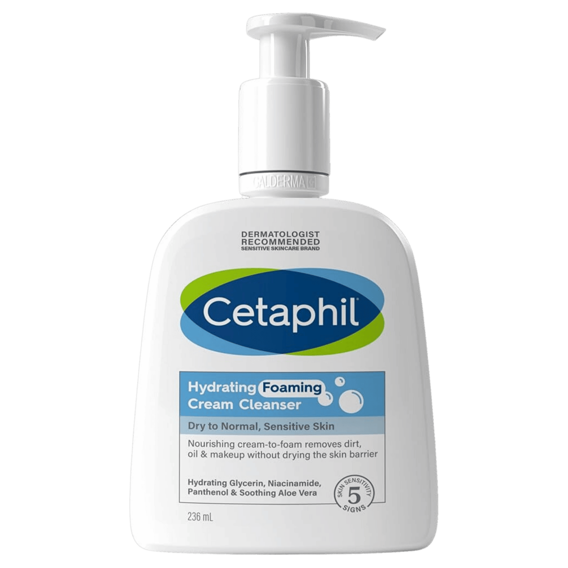 Cetaphil Hydrating Foaming Cream Cleanser (236ml) SkinStash