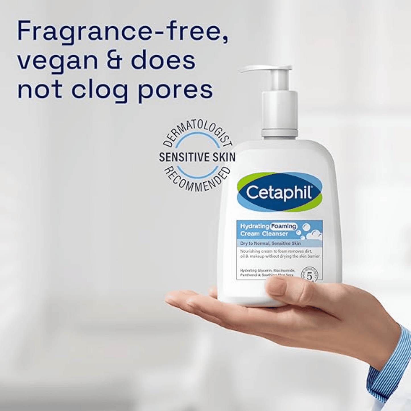 Cetaphil Hydrating Foaming Cream Cleanser (236ml) SkinStash