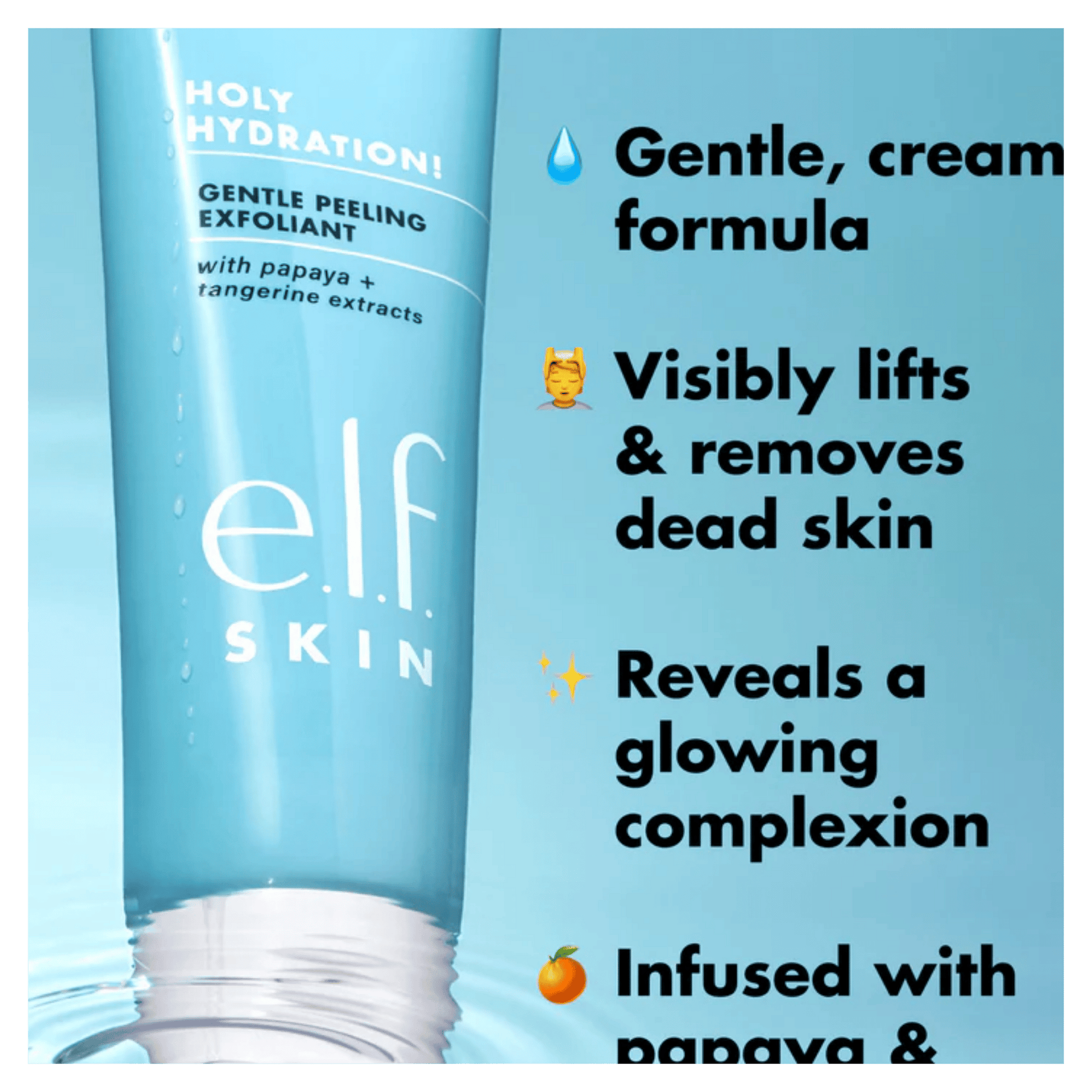 E.L.F Holy Hydration! Gentle Peeling Exfoliant (90ml) SkinStash