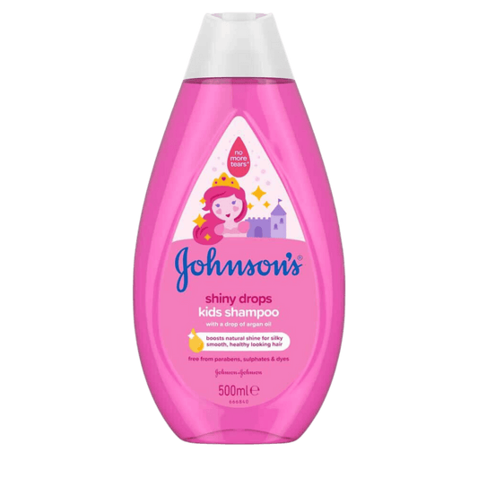 Johnson's Shiny Drops Kids Shampoo, (500ml) SkinStash
