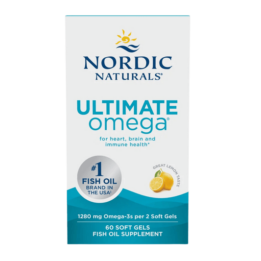 Nordic Naturals Ultimate Omega 3 Fish Oil Supplement Softgels - 60ct SkinStash