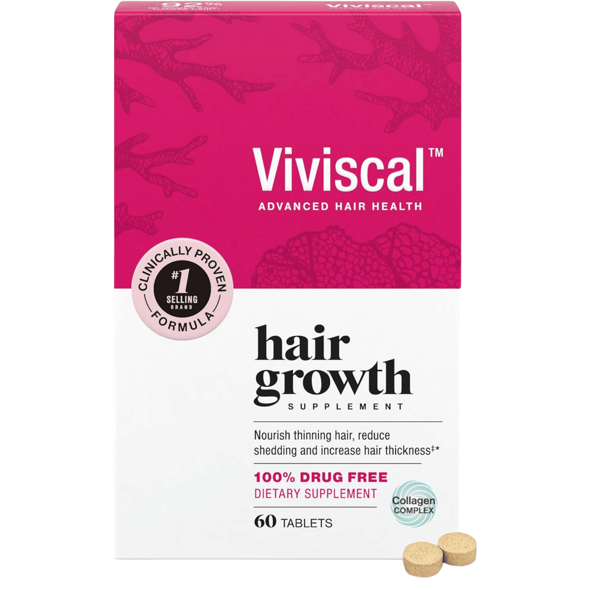 Viviscal Hair Growth Supplements For Women (60 Tablets) SkinStash
