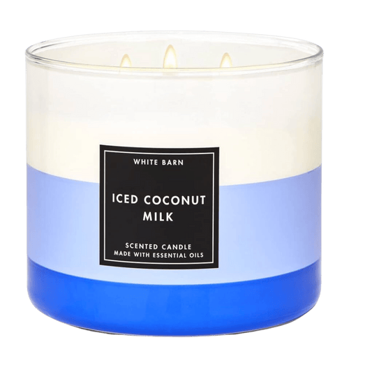 White Barn Iced Coconut Milk 3 Wick Candle (411g) - wellkart