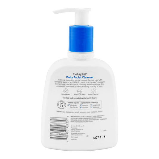 Cetaphil Daily Facial Cleanser, Normal To Oily Skin, 237ml - wellkart