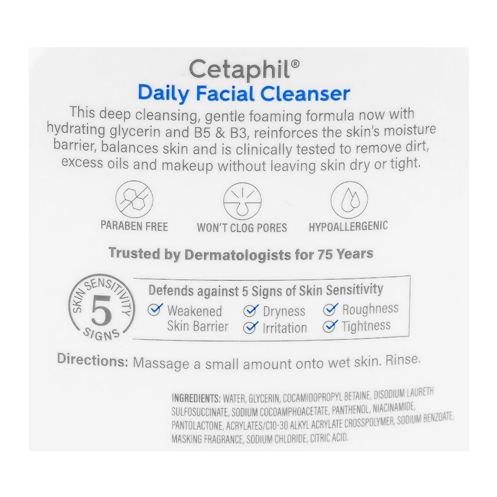 Cetaphil Daily Facial Cleanser, Normal To Oily Skin, 237ml - wellkart