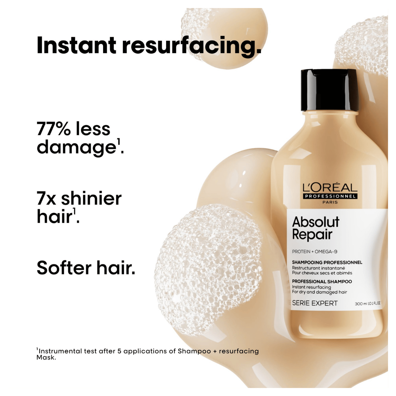 L'Oréal Professionnel Serie Expert Absolut Repair Shampoo (300ml) SkinStash