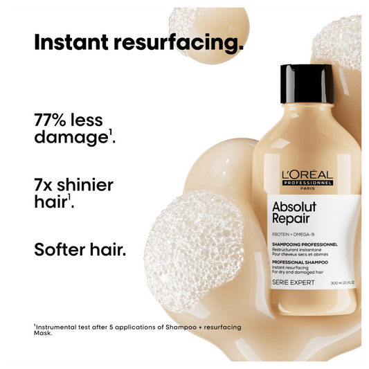 L'Oréal Professionnel Serie Expert Absolut Repair Shampoo (300ml) SkinStash