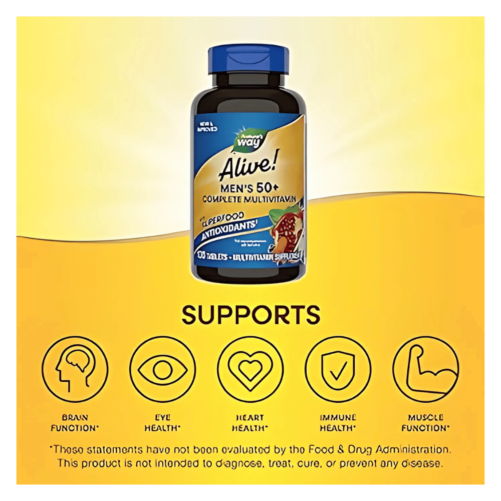 Nature's Way Alive! Men's Complete Multivitamin (50Tabs) SkinStash