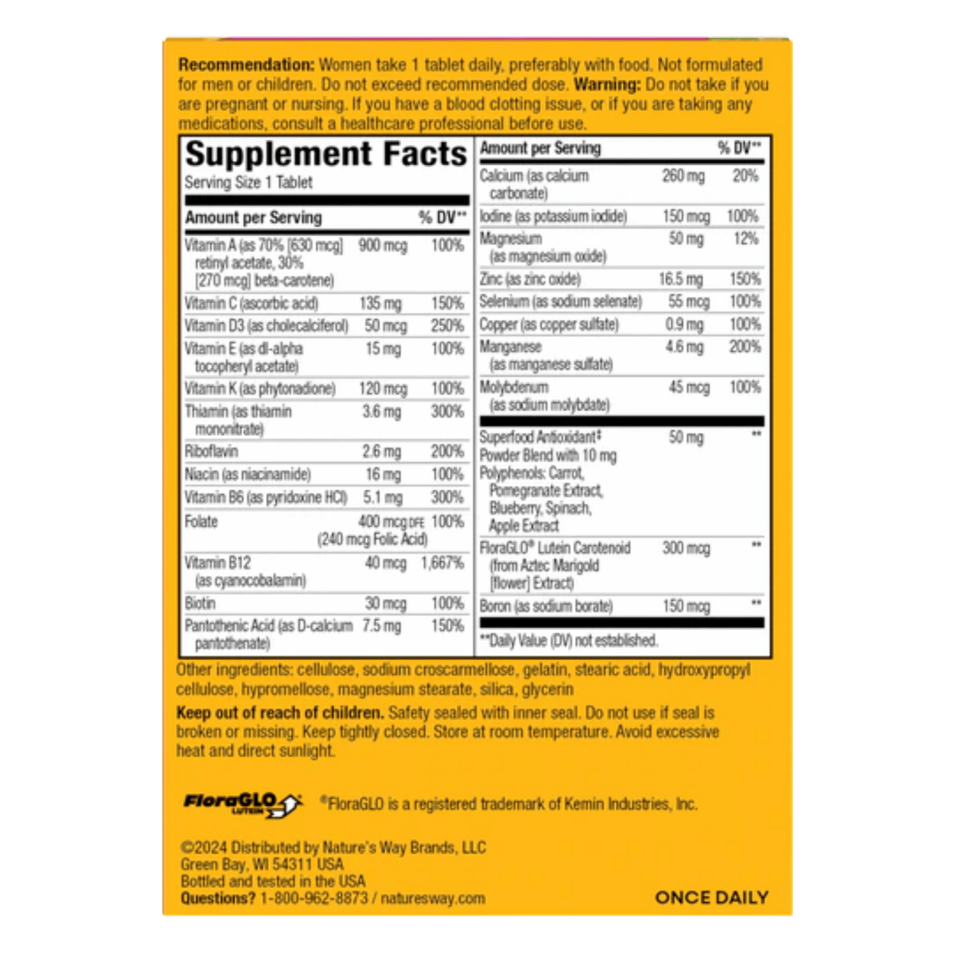 Nature's Way Alive! Women's 50+ Complete Multivitamin (50Tab) SkinStash