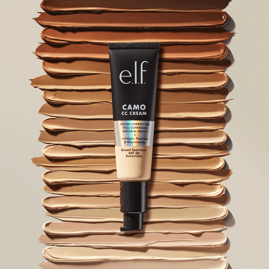 E.L.F CAMO CC Cream Broad Spectrum SPF 30 Sunscreen (30g) - wellkart