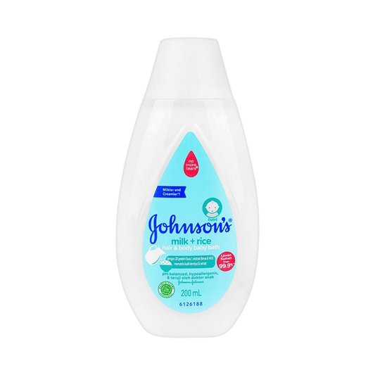 Johnsons Baby Bath Milk+ Rice (200 ml) SkinStash