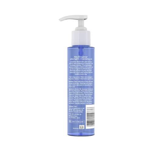 Neutrogena Ultra Light Cleansing Oil (114 ml) SkinStash