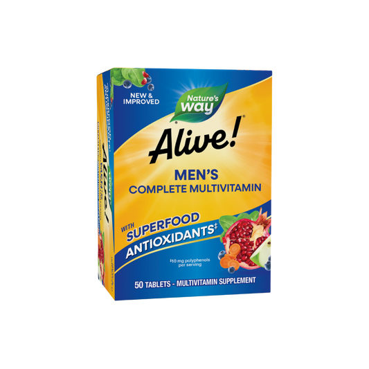 Nature's Way Alive! Men's Complete Multivitamin (50Tabs) SkinStash