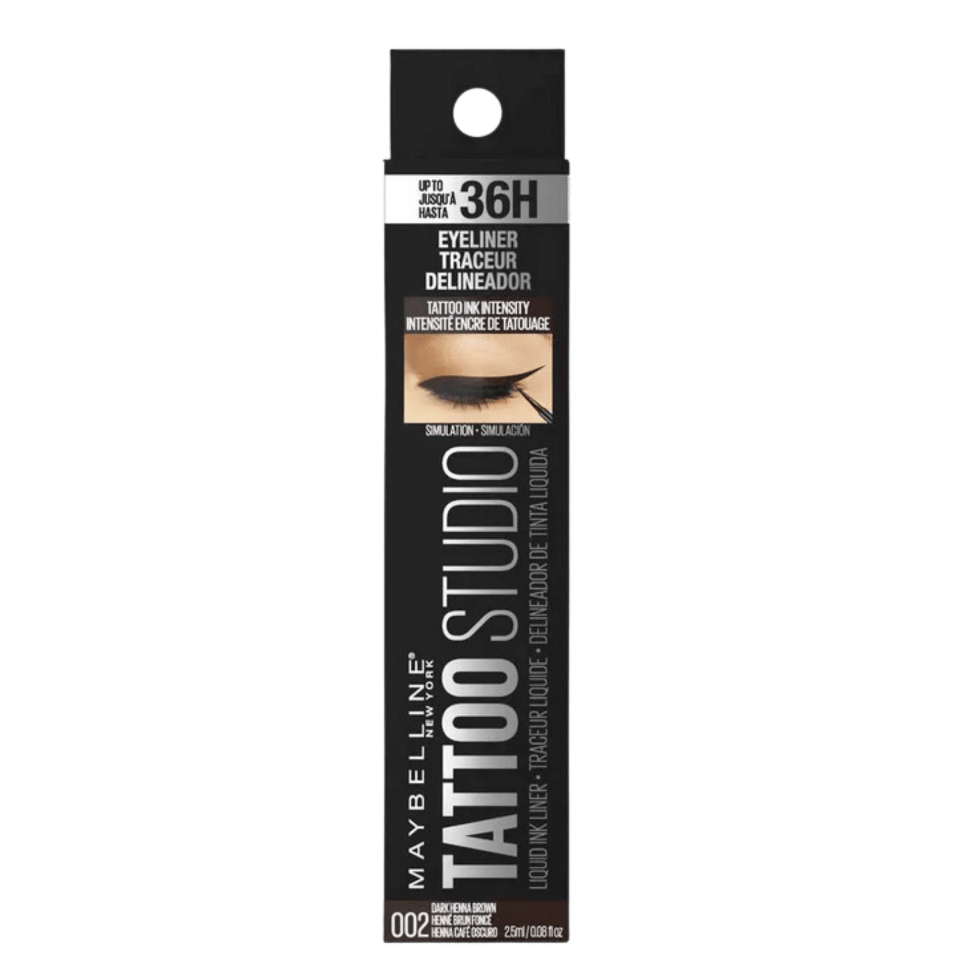 Maybelline New York Tattoo Studio Henna Brown 002 (2.5ml) - wellkart